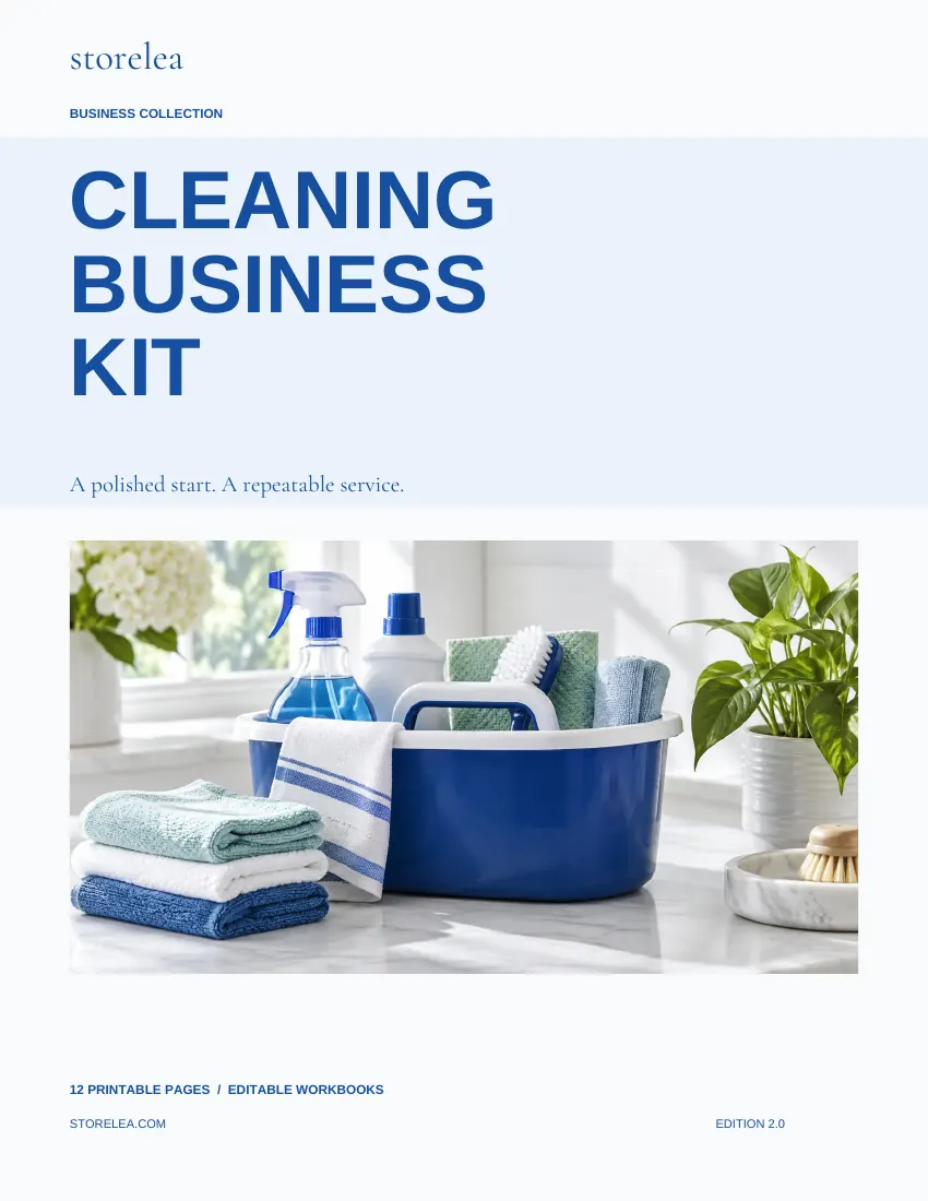 Actual cover of The Cleaning Business Kit