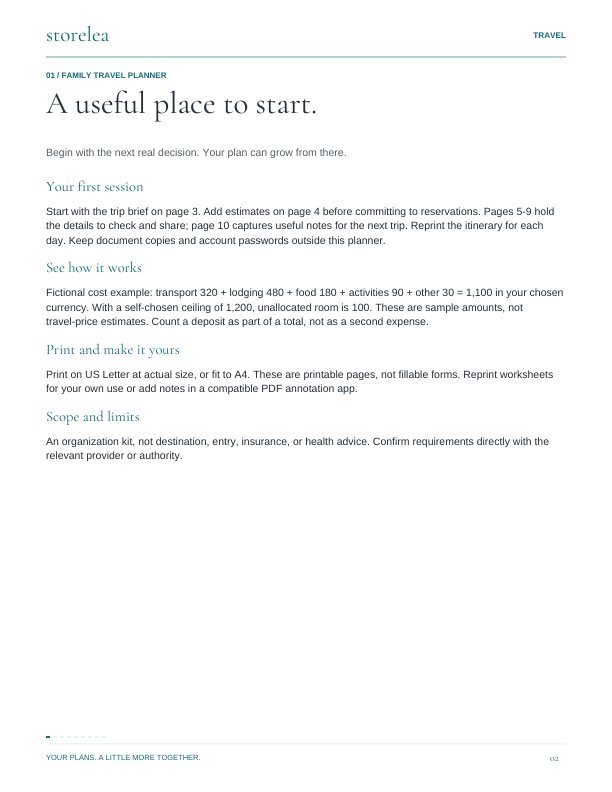 Page 2 of The Family Travel Planner