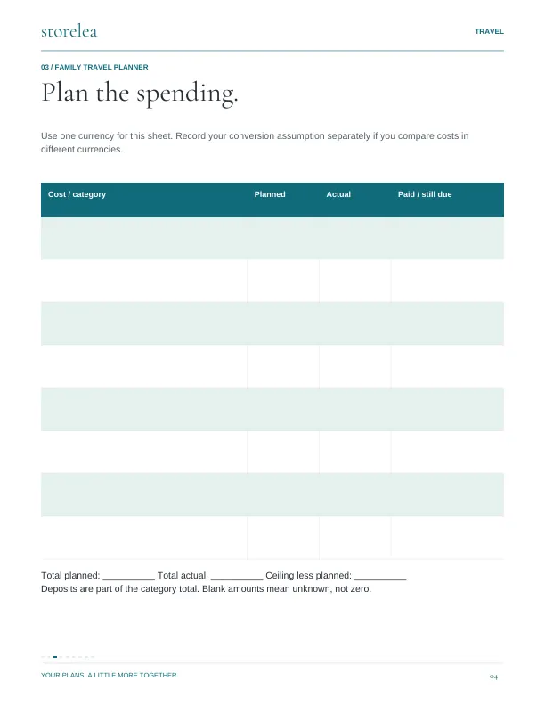 Page 4 of The Family Travel Planner