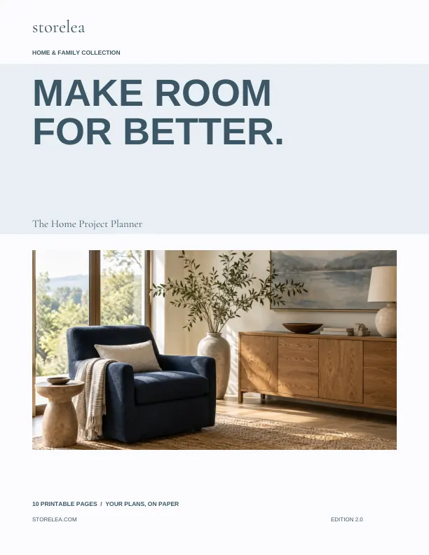 Actual cover of The Home Project Planner