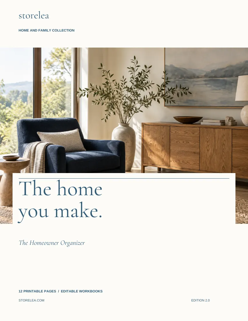 Actual cover of The Homeowner Organizer