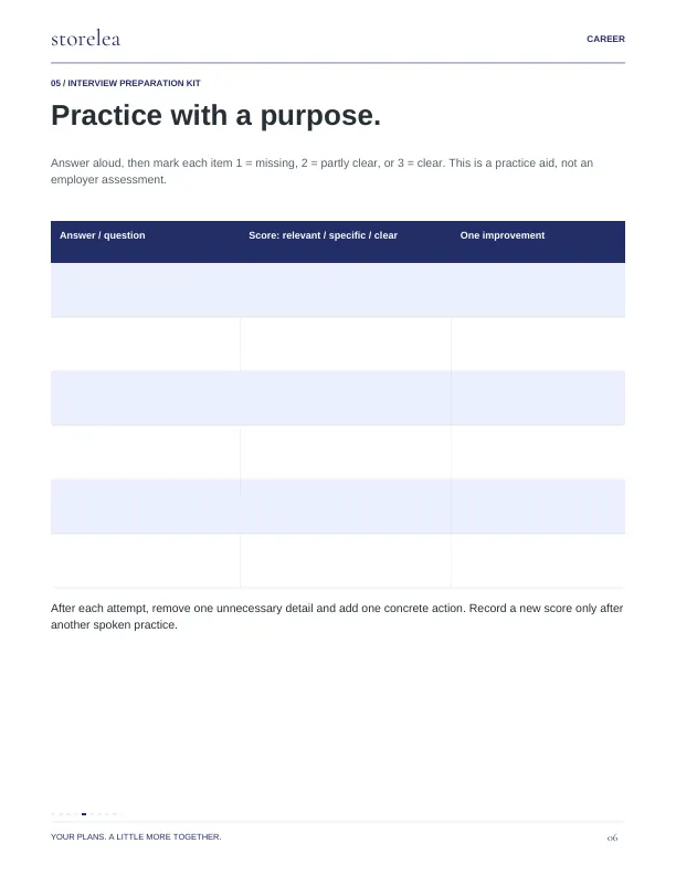 Page 6 of The Interview Preparation Kit