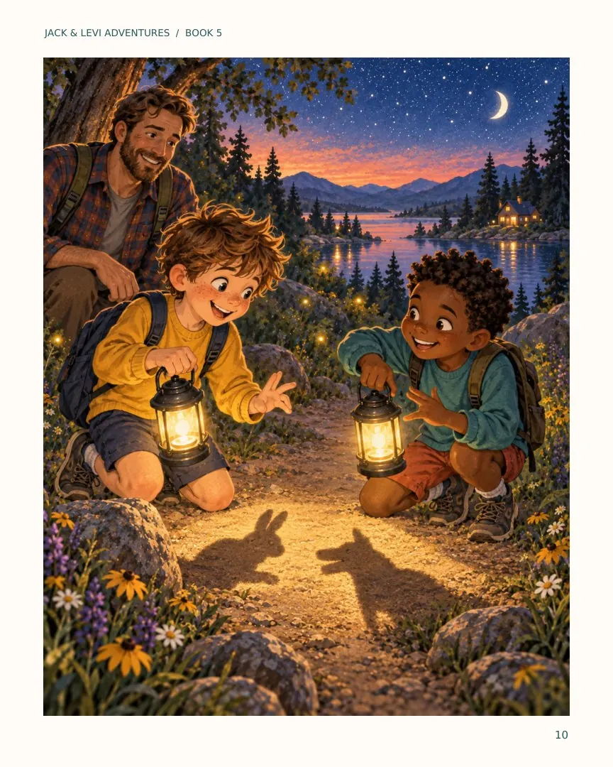 Page 10 of Jack and Levi and the Lanterns at Star Meadow