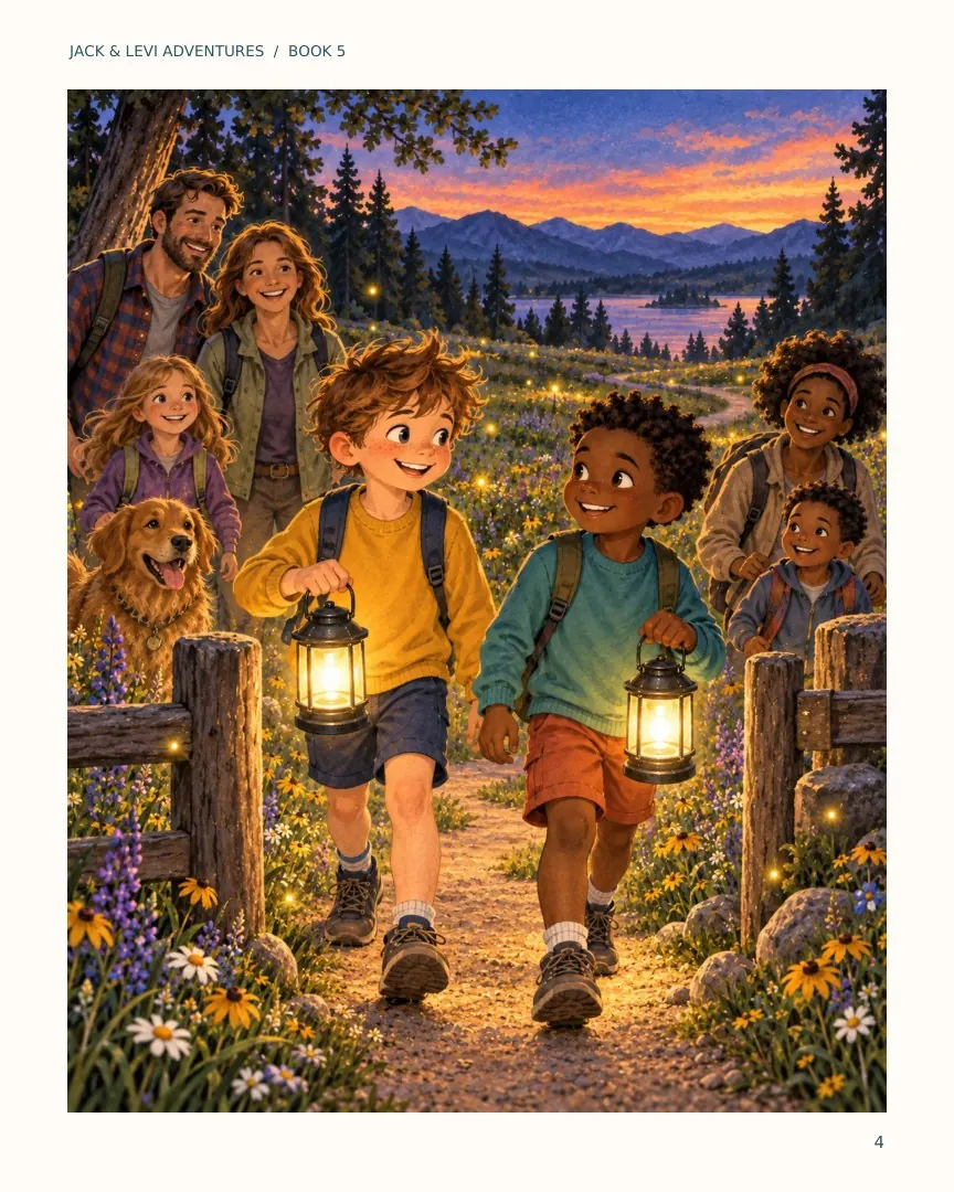 Page 4 of Jack and Levi and the Lanterns at Star Meadow