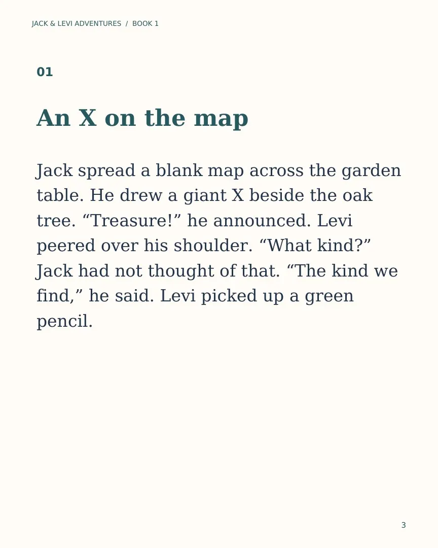 Page 3 of Jack and Levi and the Map of Little Wonders