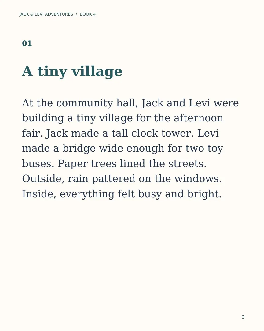 Page 3 of Jack and Levi and the Rainy-Day Rescue