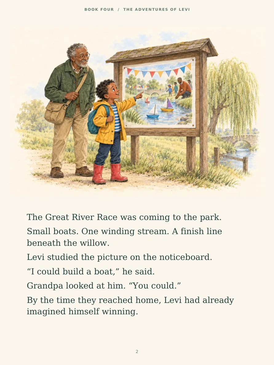 Page 2 of Levi and the Great River Race