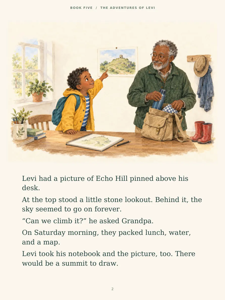 Page 2 of Levi and the Hill of Echoes