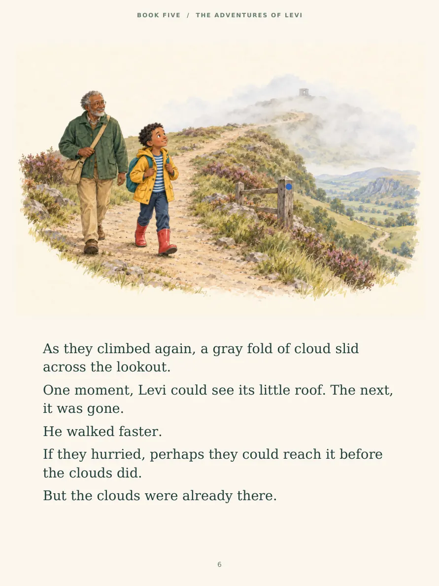 Page 6 of Levi and the Hill of Echoes