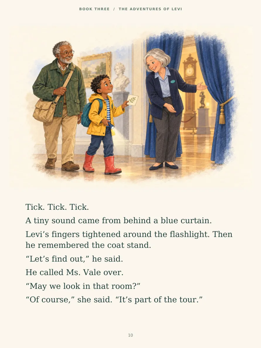 Page 10 of Levi and the Museum After Dark