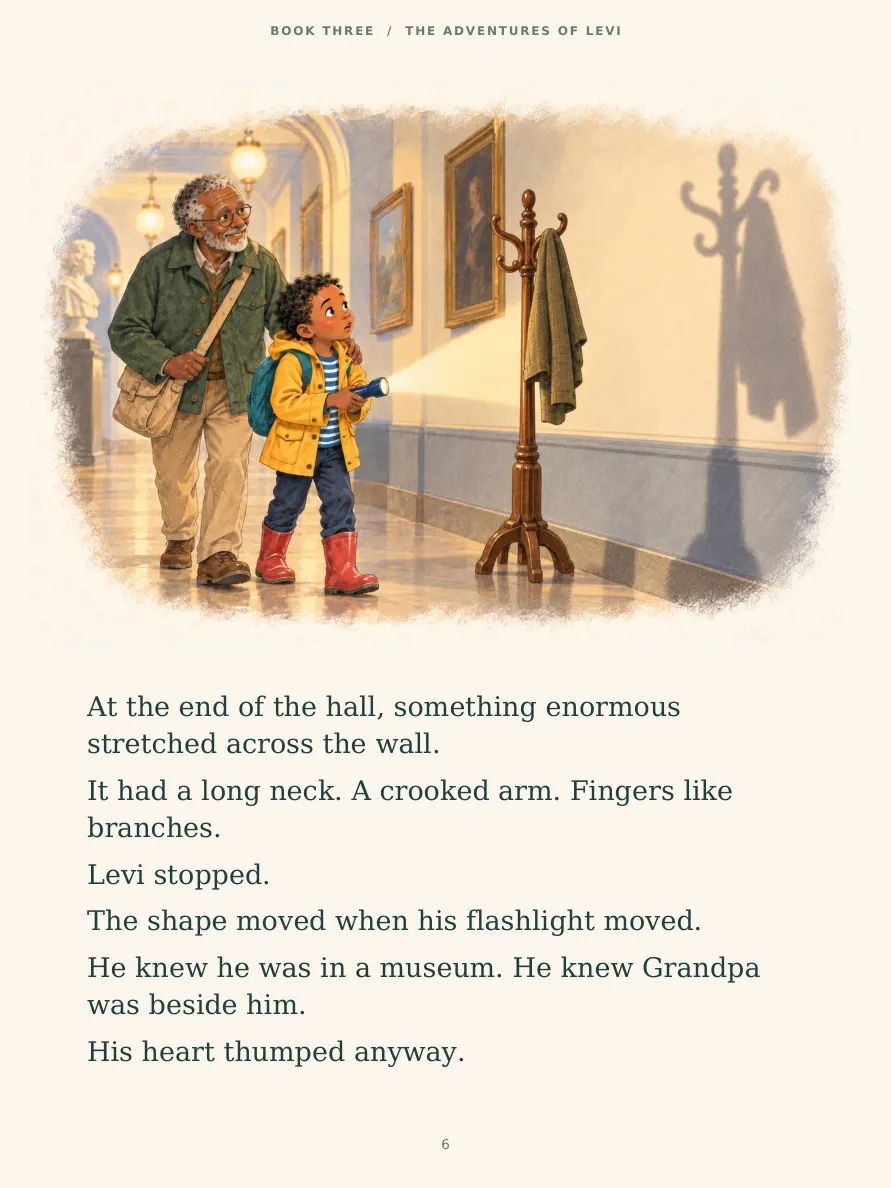 Page 6 of Levi and the Museum After Dark