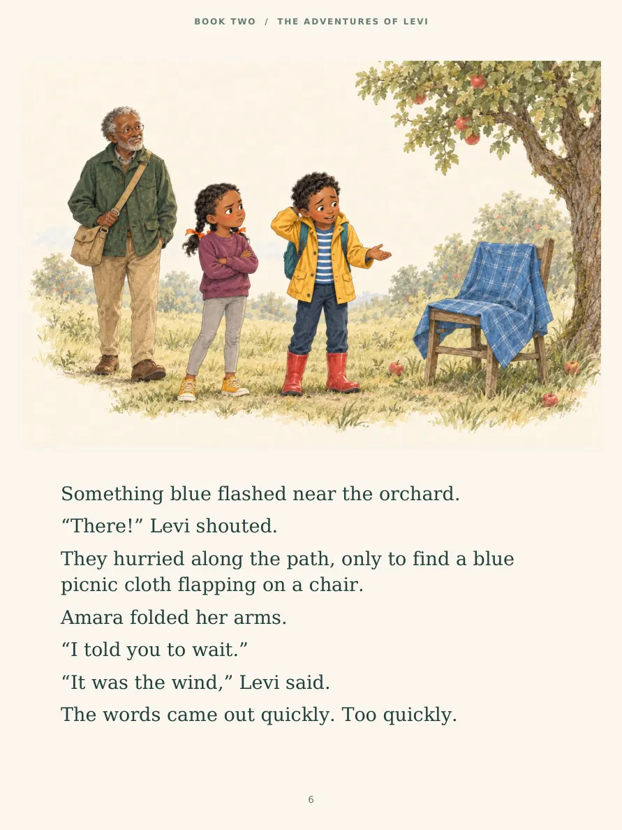 Page 6 of Levi and the Runaway Kite