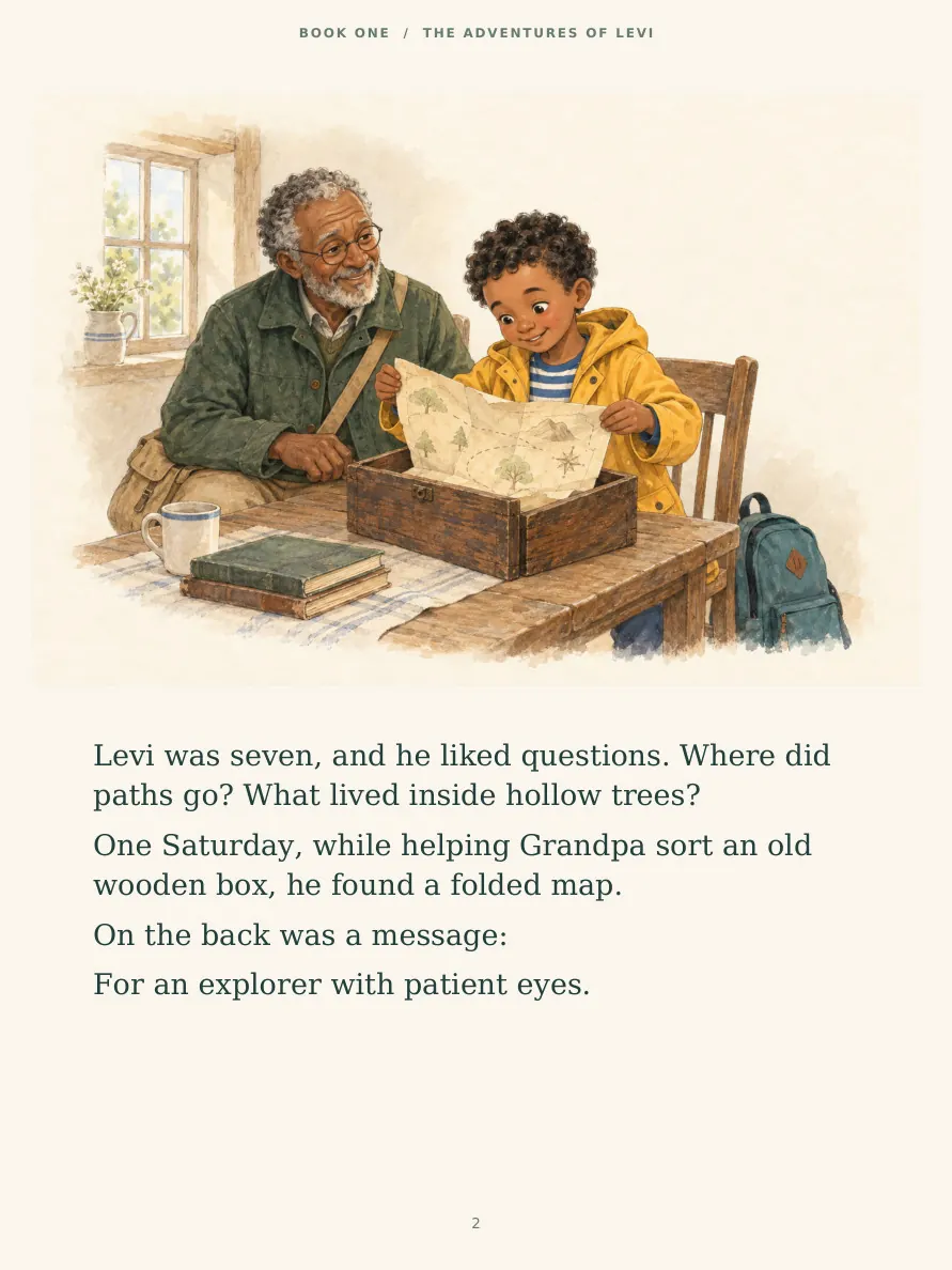 Page 2 of Levi and the Secret of the Old Oak