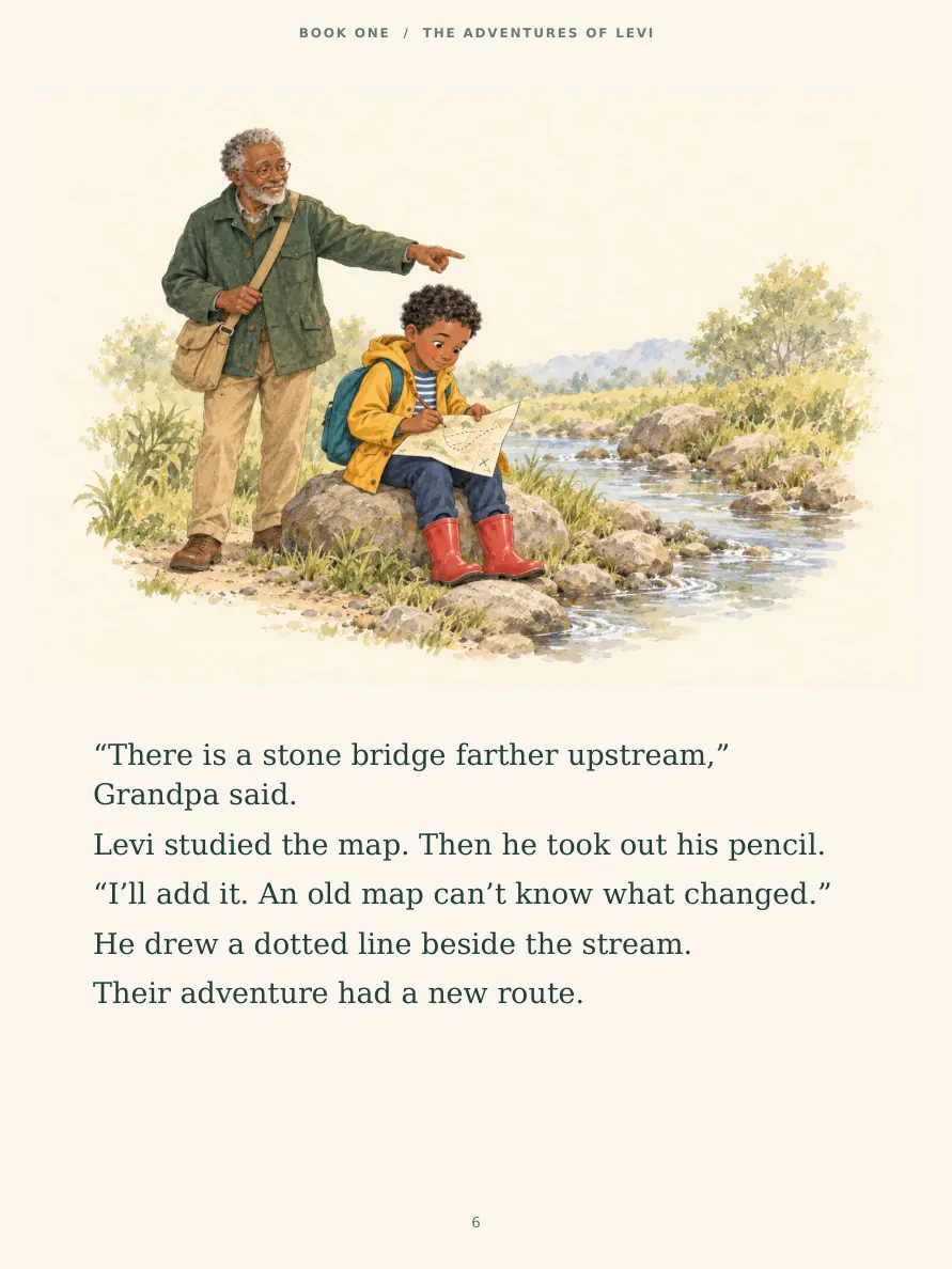 Page 6 of Levi and the Secret of the Old Oak