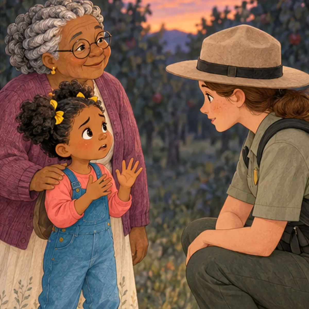 Actual page 7 from Mary and the Orchard Owl