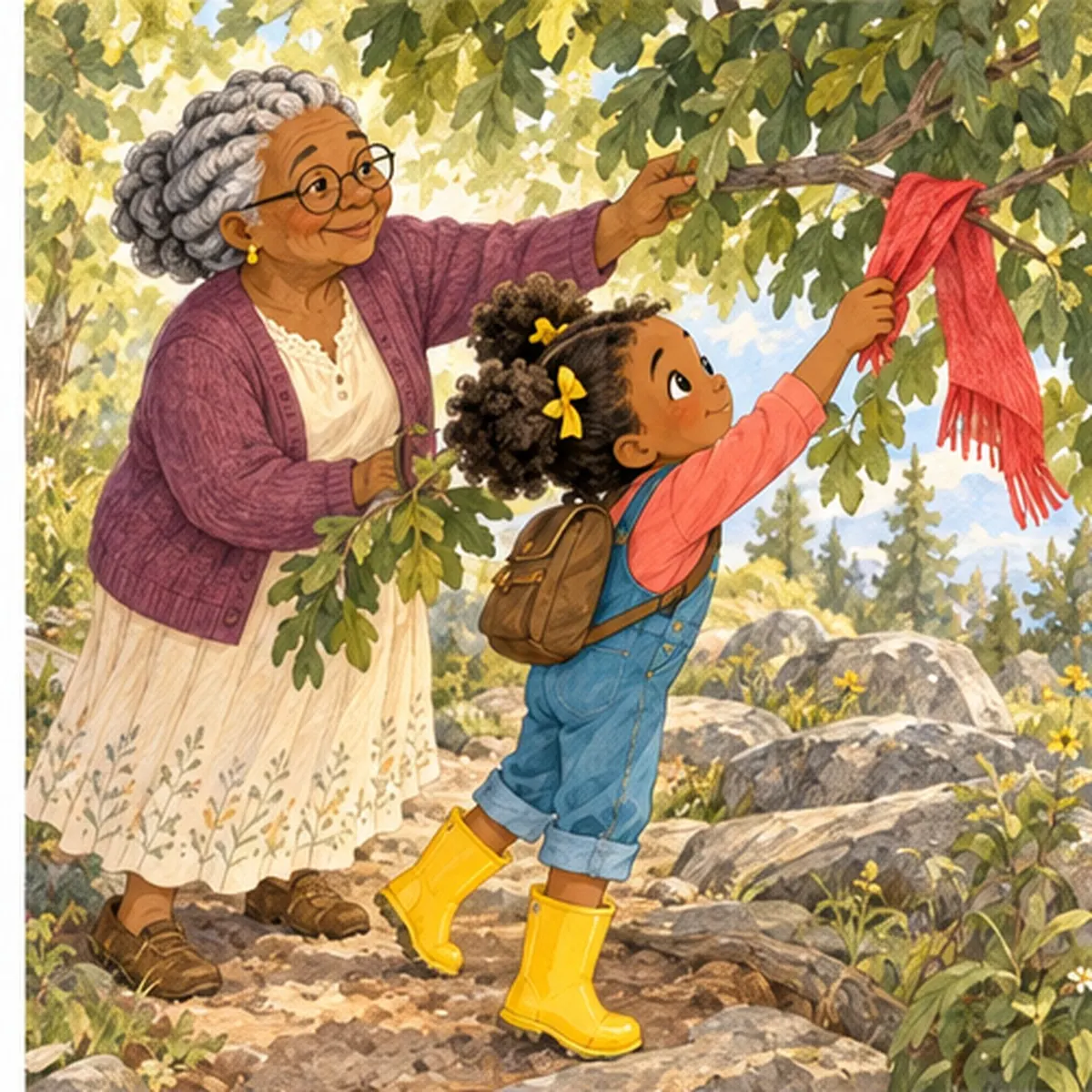 Actual page 14 from Mary and the Windy Hill