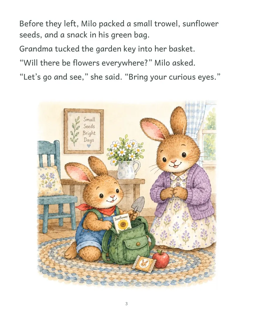 Page 3 of Milo and the Hidden Garden Gate