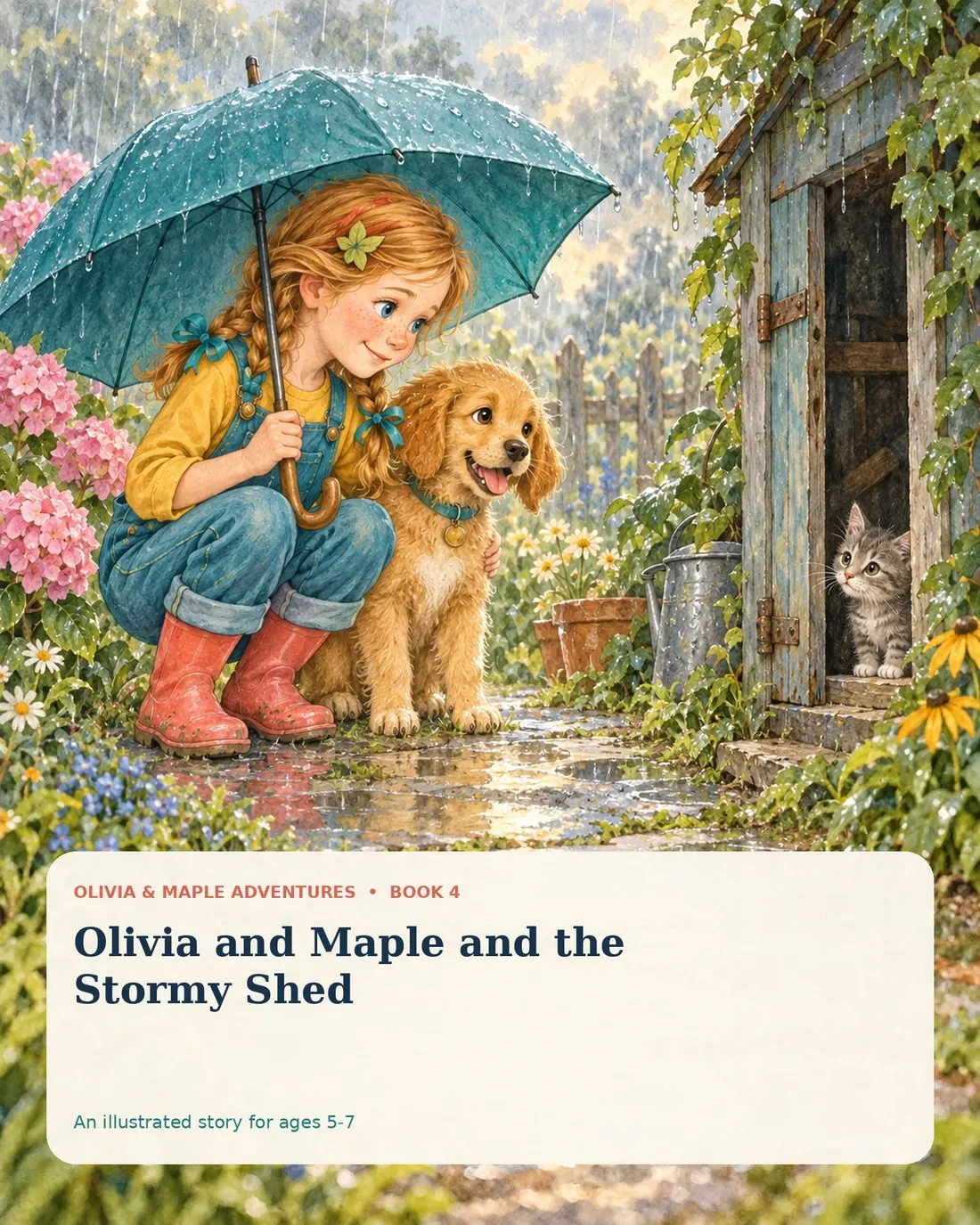 Cover of Olivia and Maple and the Stormy Shed