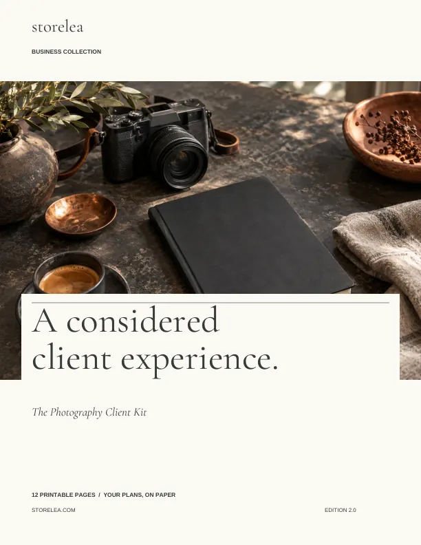 Actual cover of The Photography Client Kit