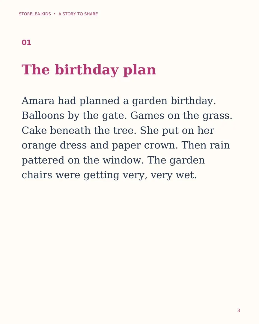 Page 3 of Amara and the Upside-Down Birthday
