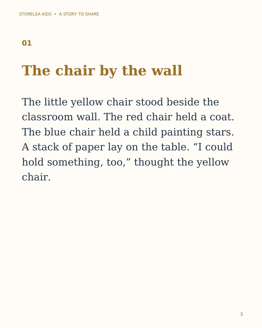 Page 3 of The Little Chair That Saved a Place