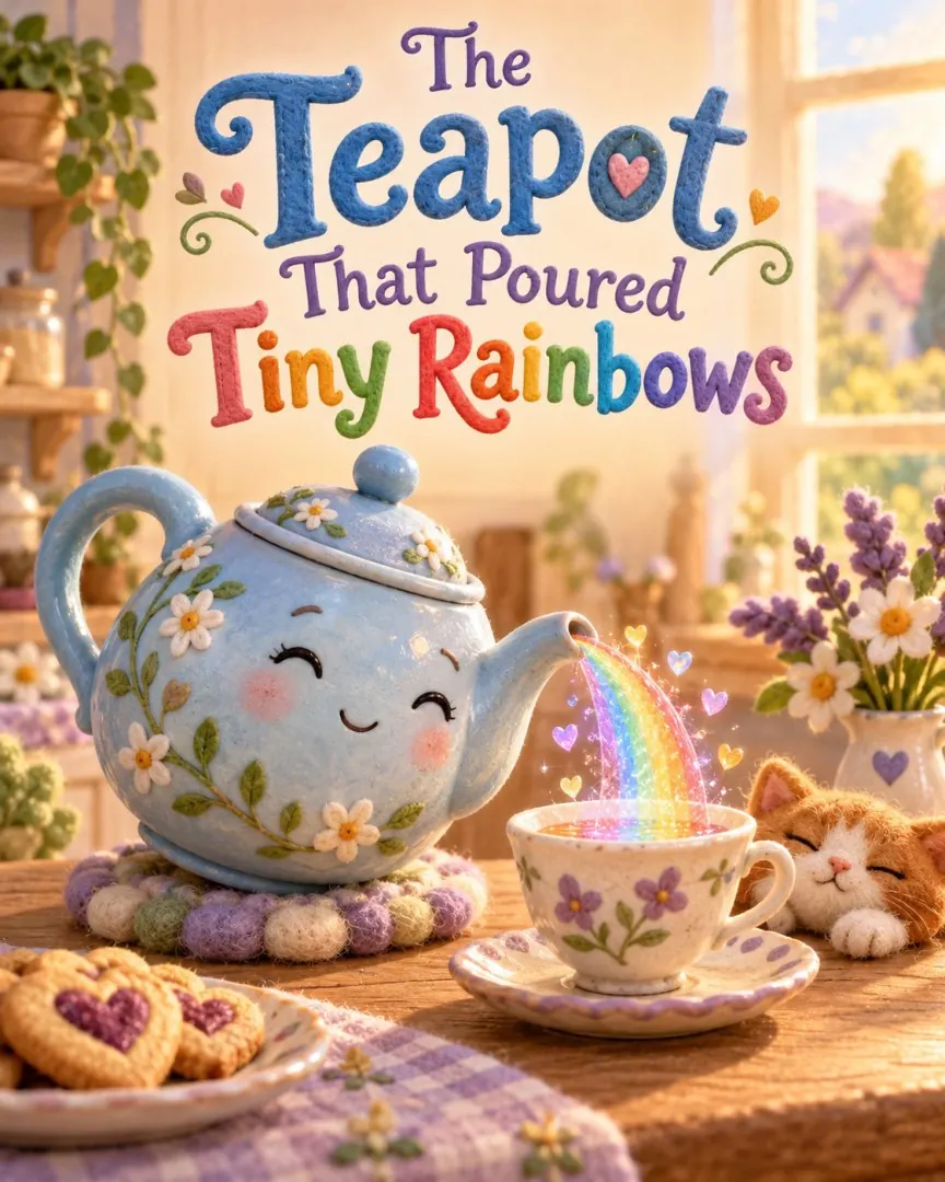 Cover of The Teapot That Poured Tiny Rainbows