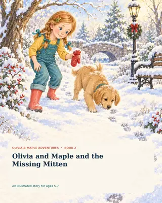 Olivia and Maple and the Missing Mitten — actual product preview