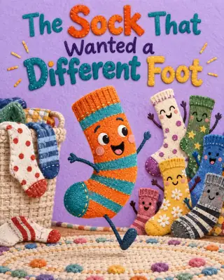 The Sock That Wanted a Different Foot — actual product preview