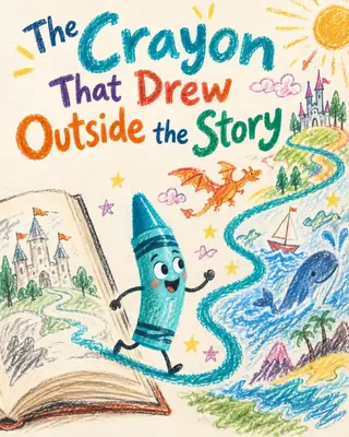 The Crayon That Drew Outside the Story — actual product preview