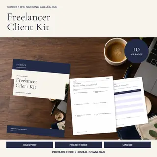 The Freelancer Client Kit — actual product preview