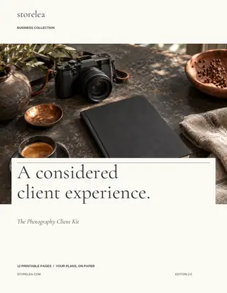 The Photography Client Kit — actual product preview