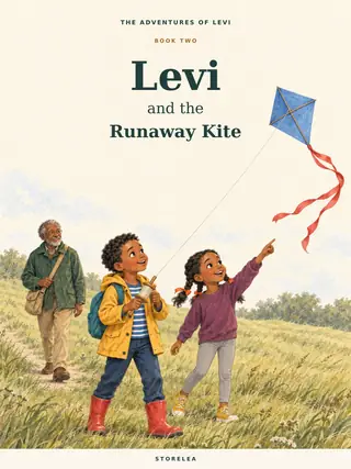 Levi and the Runaway Kite — actual product preview
