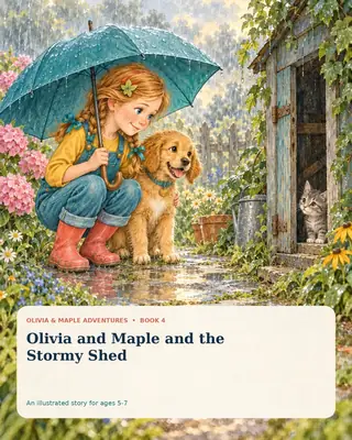 Olivia and Maple and the Stormy Shed — actual product preview