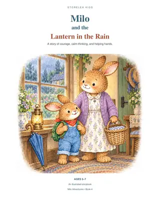 Milo and the Lantern in the Rain — actual product preview
