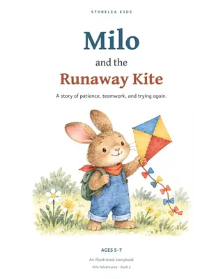 Milo and the Runaway Kite — actual product preview