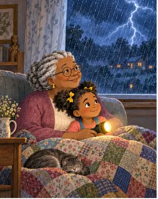 Mary and the Thunder Night — actual product preview