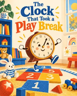The Clock That Took a Play Break — actual product preview