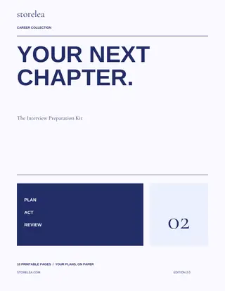 The Interview Preparation Kit — actual product preview
