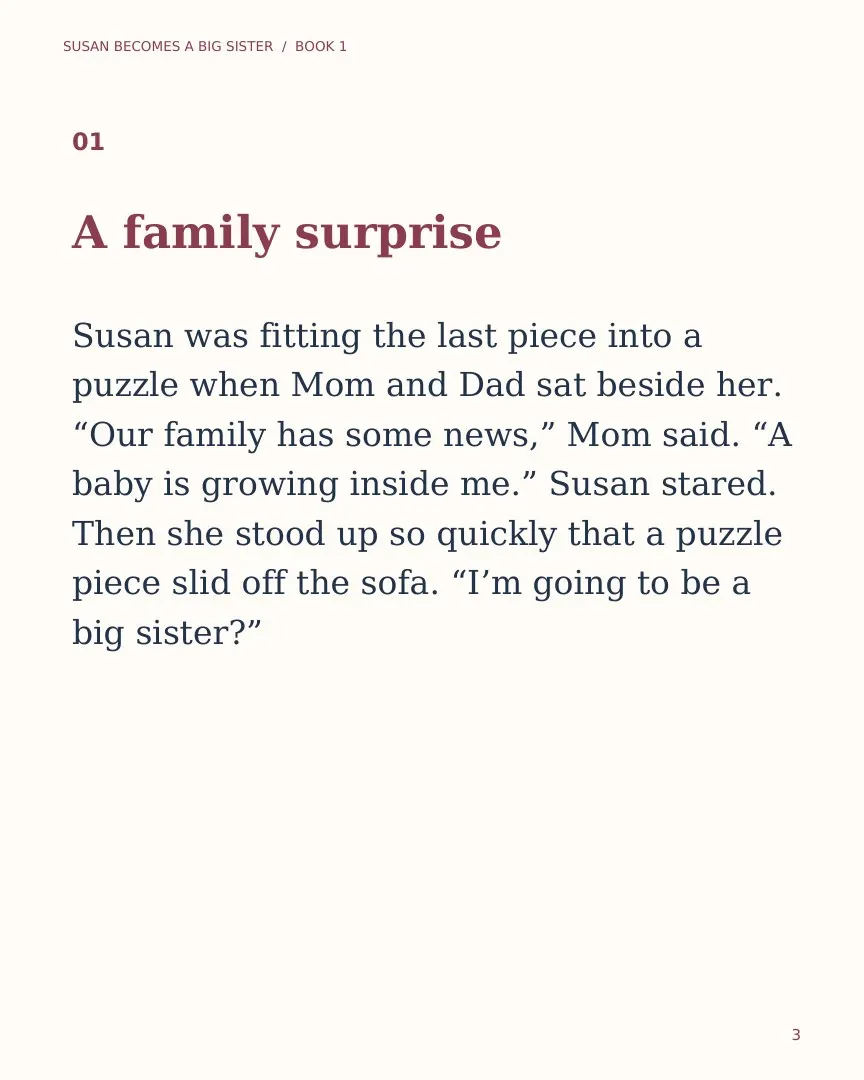 Page 3 of Susan Has Big News