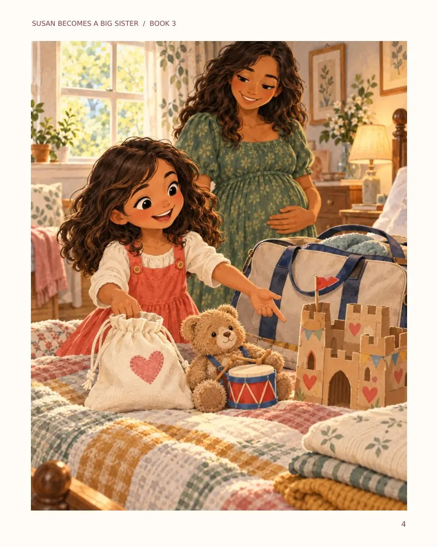 Page 4 of Susan Packs a Welcome